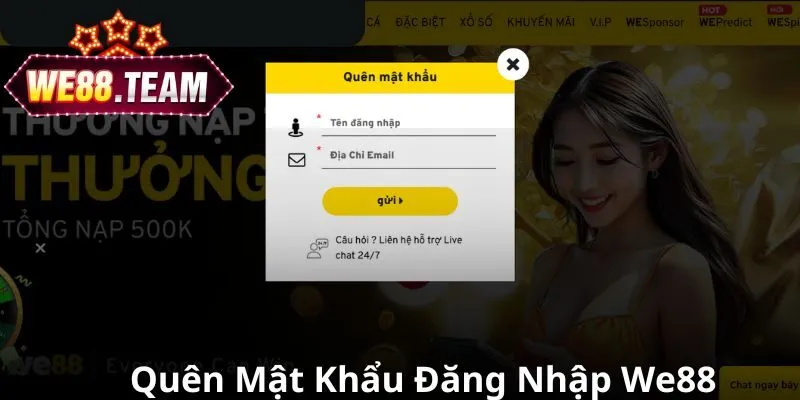 Cách khắc phục sự cố đăng nhập We88 bị lỗi