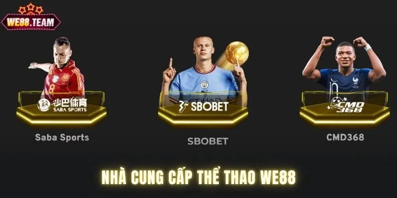 Đối tác với sảnh thể thao WE88