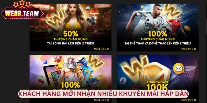 Khách hàng mới nhận nhiều khuyến mãi hấp dẫn