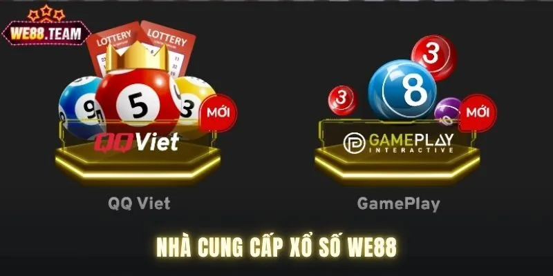 Đối tác cung cấp cho xổ số WE88