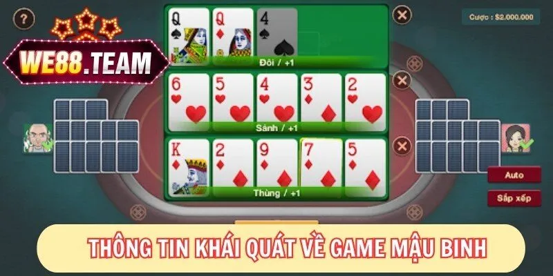 Thông tin khái quát về game đổi thưởng mậu binh 